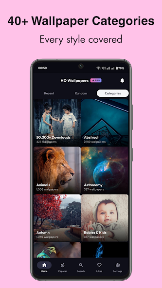 Wallpapers 4K & Live Changer screenshot 2