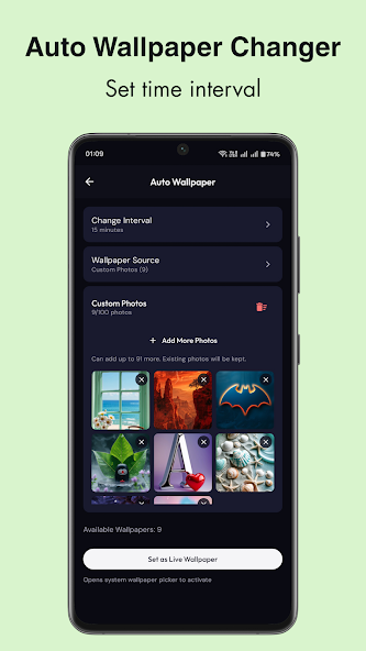Wallpapers 4K & Live Changer screenshot 5