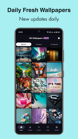 Wallpapers 4K & Live Changer screenshot 7