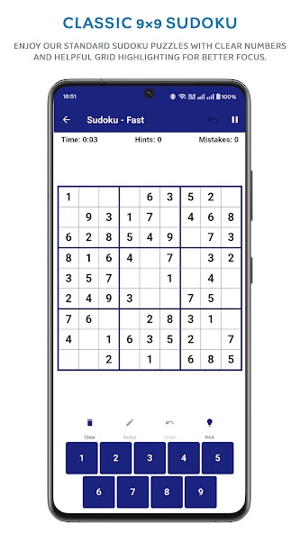 Sudoku Puzzle - Brain Games screenshot 2